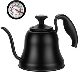 Matte Black Gooseneck Stovetop Kettle with Thermometer