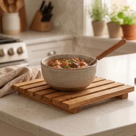 Handcrafted Olive Wood Trivet