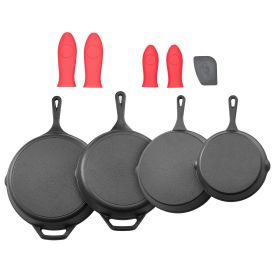 Cast Iron Skillet Set — 4 Piece