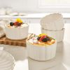 Cream Stoneware Ramekins — Set of 4