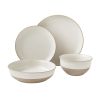 Cream Stoneware Dinner Set - 16 Piece