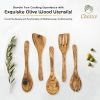 Olive Wood Kitchen Utensil Set — 5 Piece