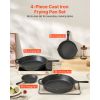 Cast Iron Skillet Set — 4 Piece