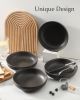 Stoneware Gathering Bowls — Set of 4