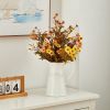 White Ceramic Farmhouse Pitcher Vase