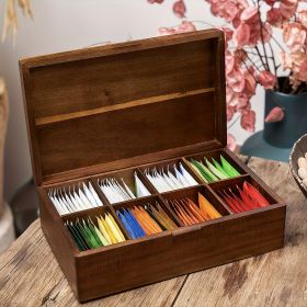 Rustic Tea Bag Organizer