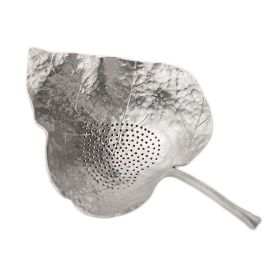 Handmade Tin Leaf Tea Strainer