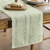 Sage Green Rustic Table Runner