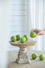 Wood Pedestal Cake Stand