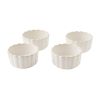 Cream Stoneware Ramekins — Set of 4