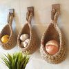 Woven Hanging Storage Basket - Bohemian Style