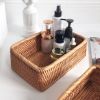 Hand-Woven Rattan Bread Basket - Set of 3